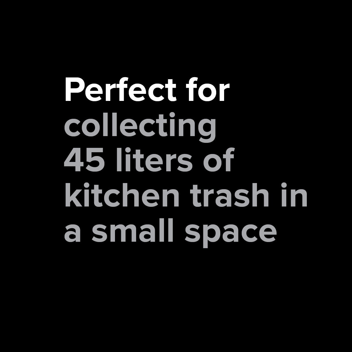 12 gal./45L Slim Step Trash Can