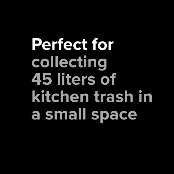 12 gal./45L Slim Step Trash Can