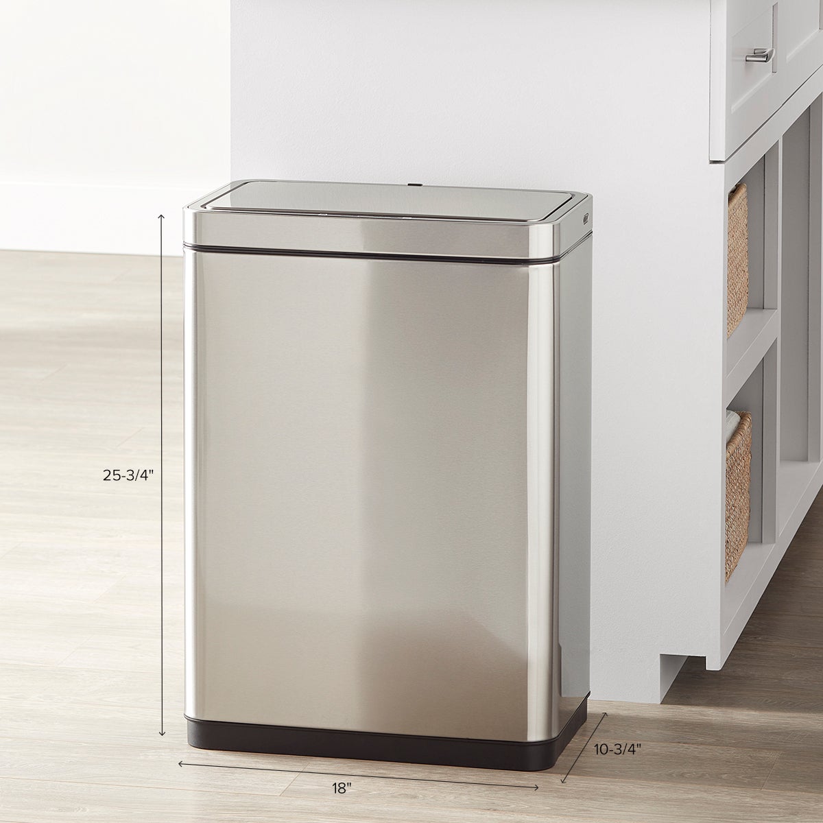 Motion sensored garbage can discount