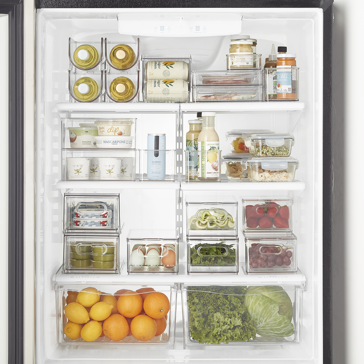 AINIM Refrigerator Drawers Orgainzer, Divided Fridge Drawer, Pull-Out  Fridge Drawer Organizer with Divided Sections, Organization and Storage Box  Fit