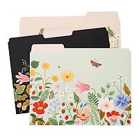 Rifle Paper Co. Letter-Size Interior File Folder Strawberry Fields Pkg/6