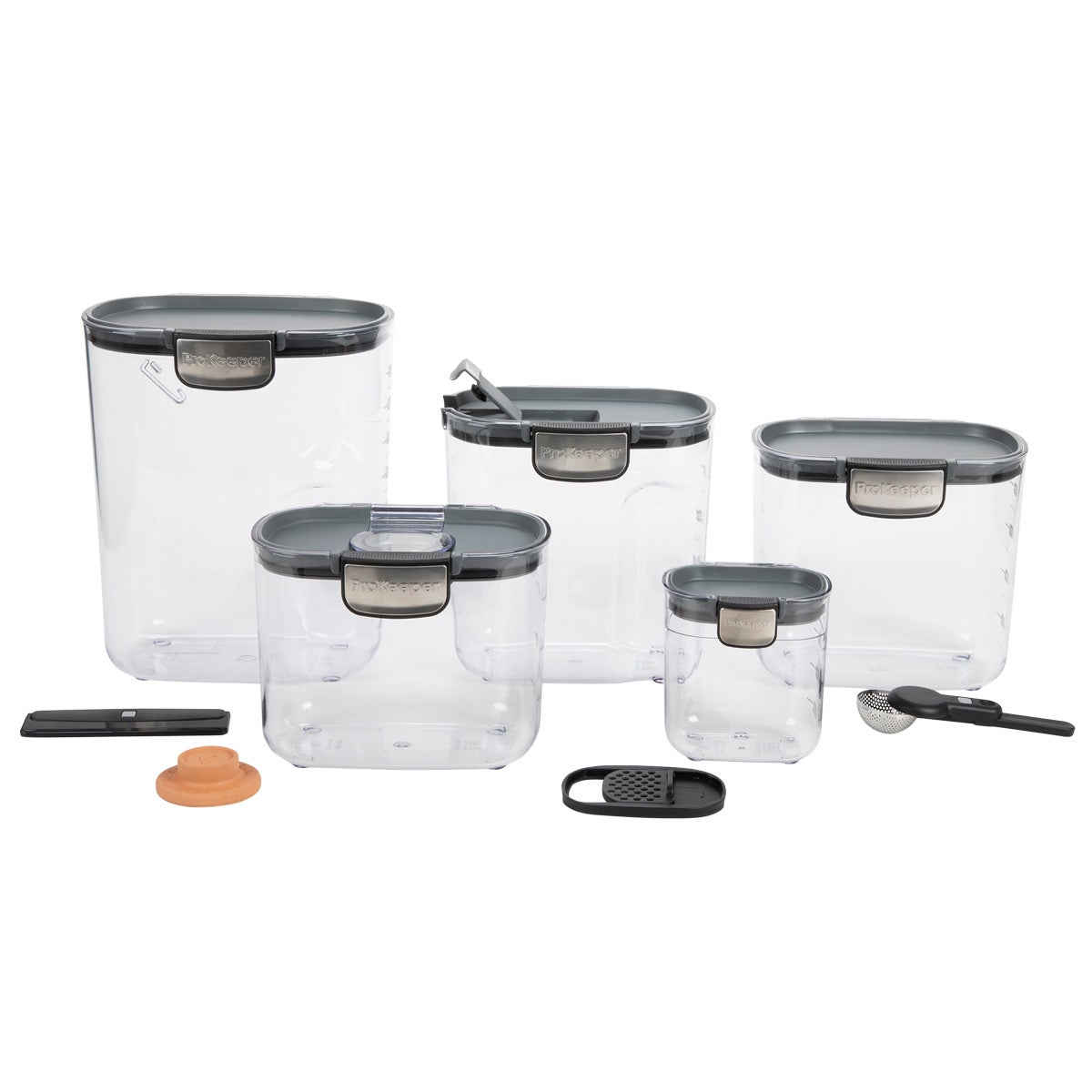 Progressive International Prepworks ProKeeper 3 Piece Food Storage Container Set