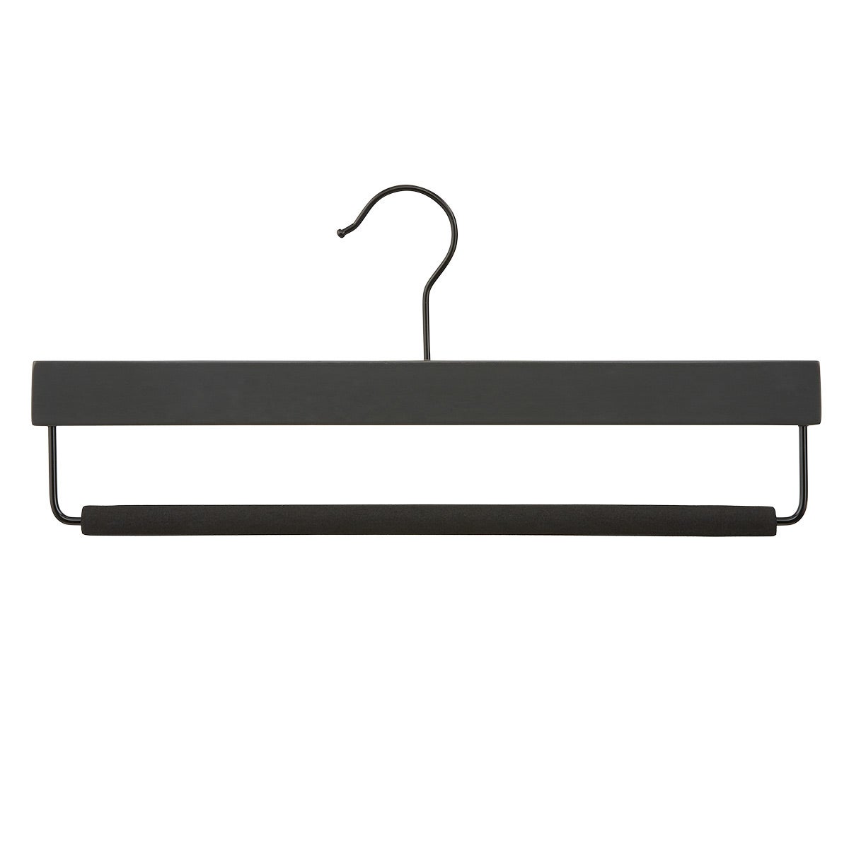 The Container Store Wooden Trouser Hanger with Foam Bar