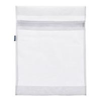 Medium Zippered Mesh Wash Bag White