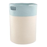 Cotton Rope Laundry Hamper Muted Mint