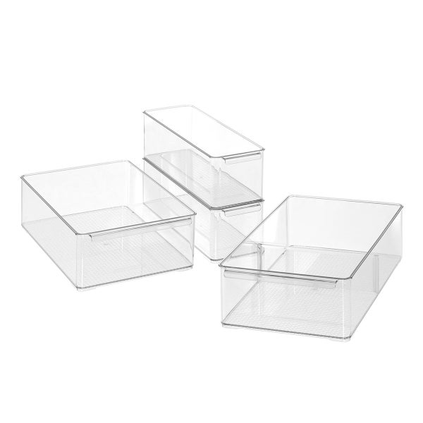 Stacking Fridge Bins Set of 4