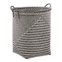 Strapping Laundry Hamper Black/Off-White