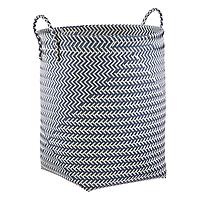 Strapping Laundry Hamper Blue/White