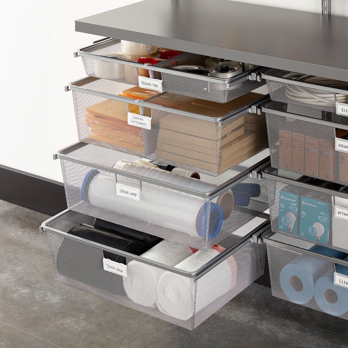 Elfa Drawer Label Holders The Container Store