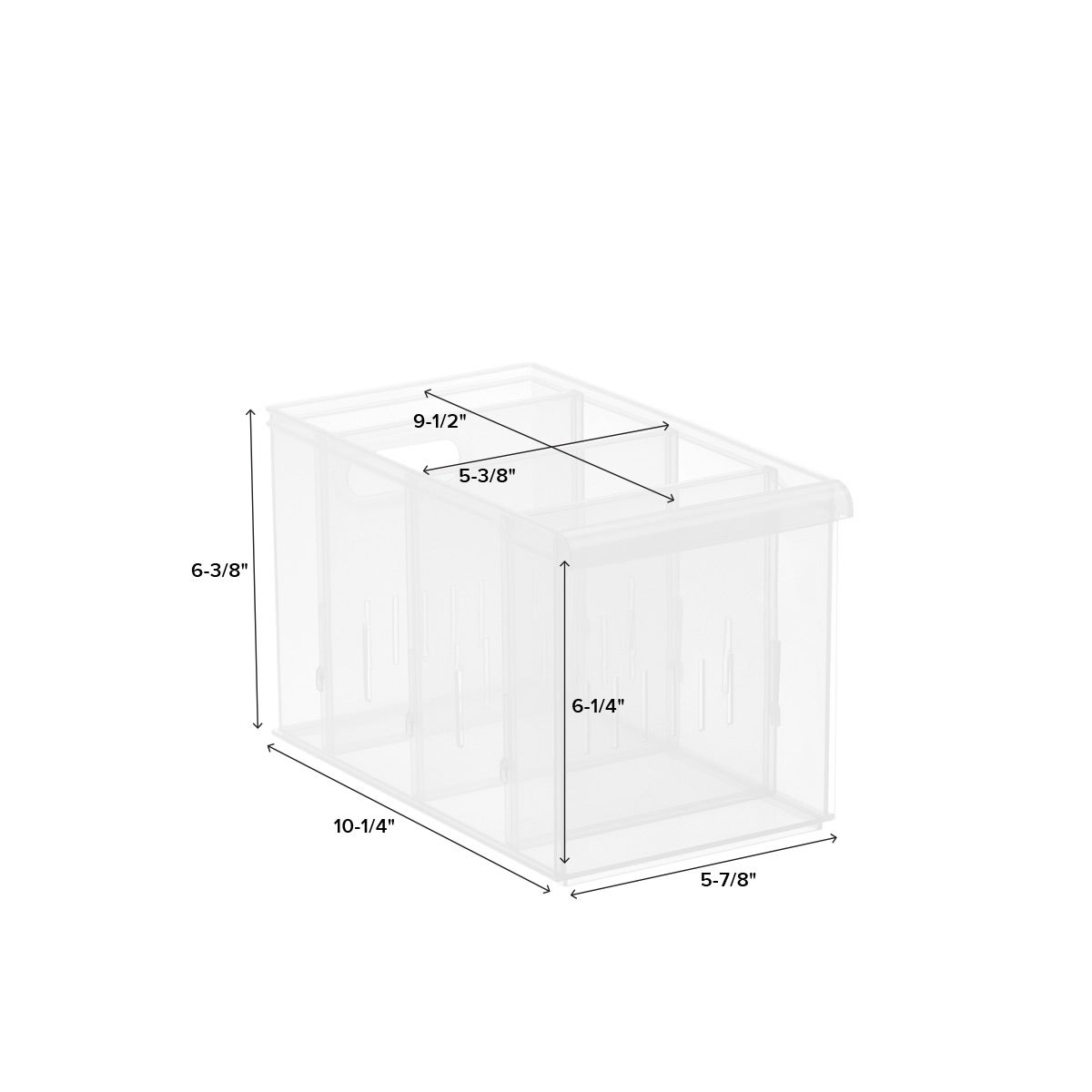 Project Source Box Stacking Clear Stackable Plastic Storage Bins | The Container Store