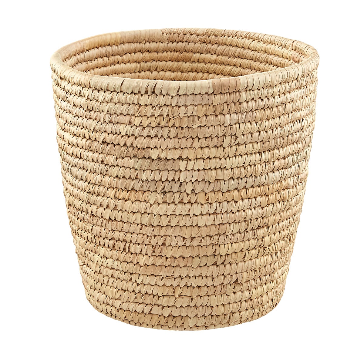 Palm Leaf Round Wastebasket The Container Store