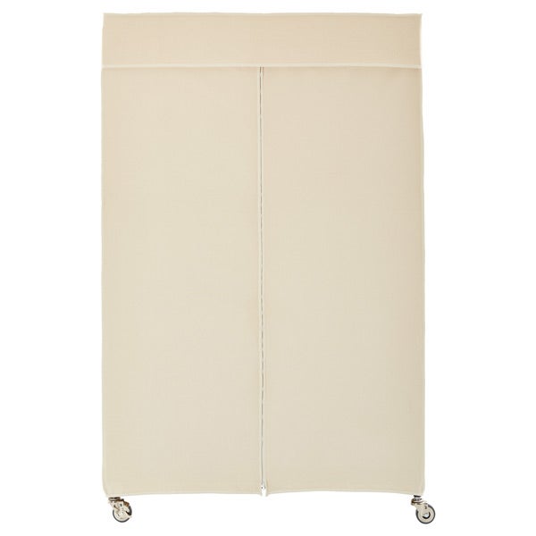 InterMetro Clothes Rack with Cotton Canvas Cover The Container Store
