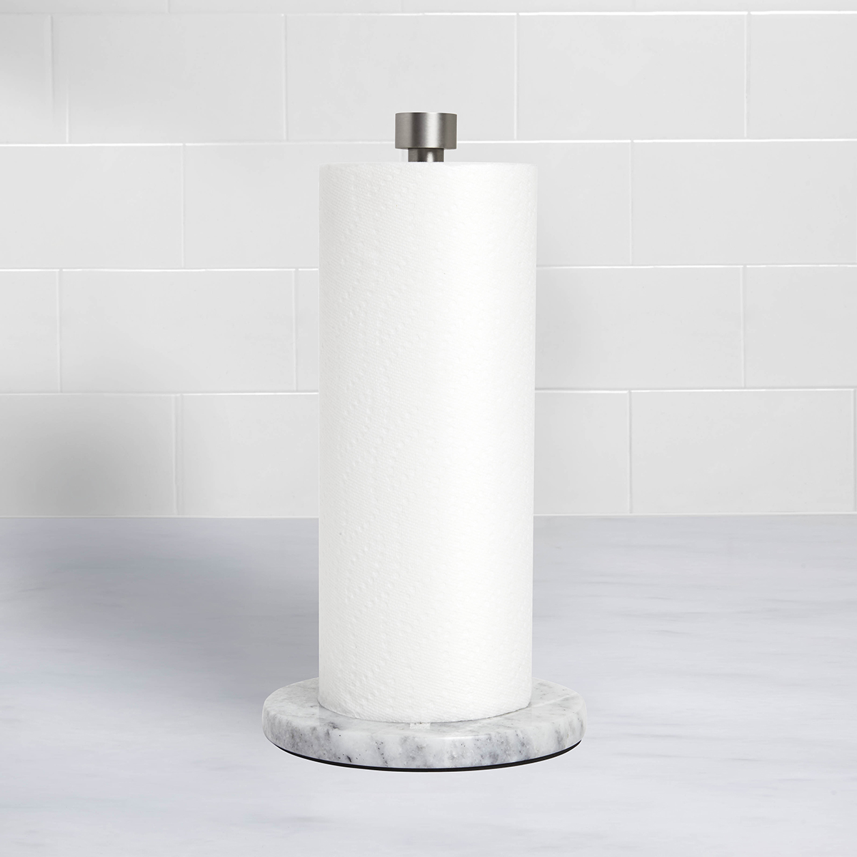White Marble Paper Towel Holder + Reviews