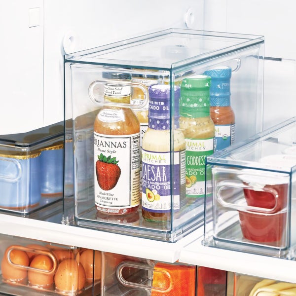 Everyday Living Tall Storage Bin - Clear, 1 ct - Fry's Food Stores