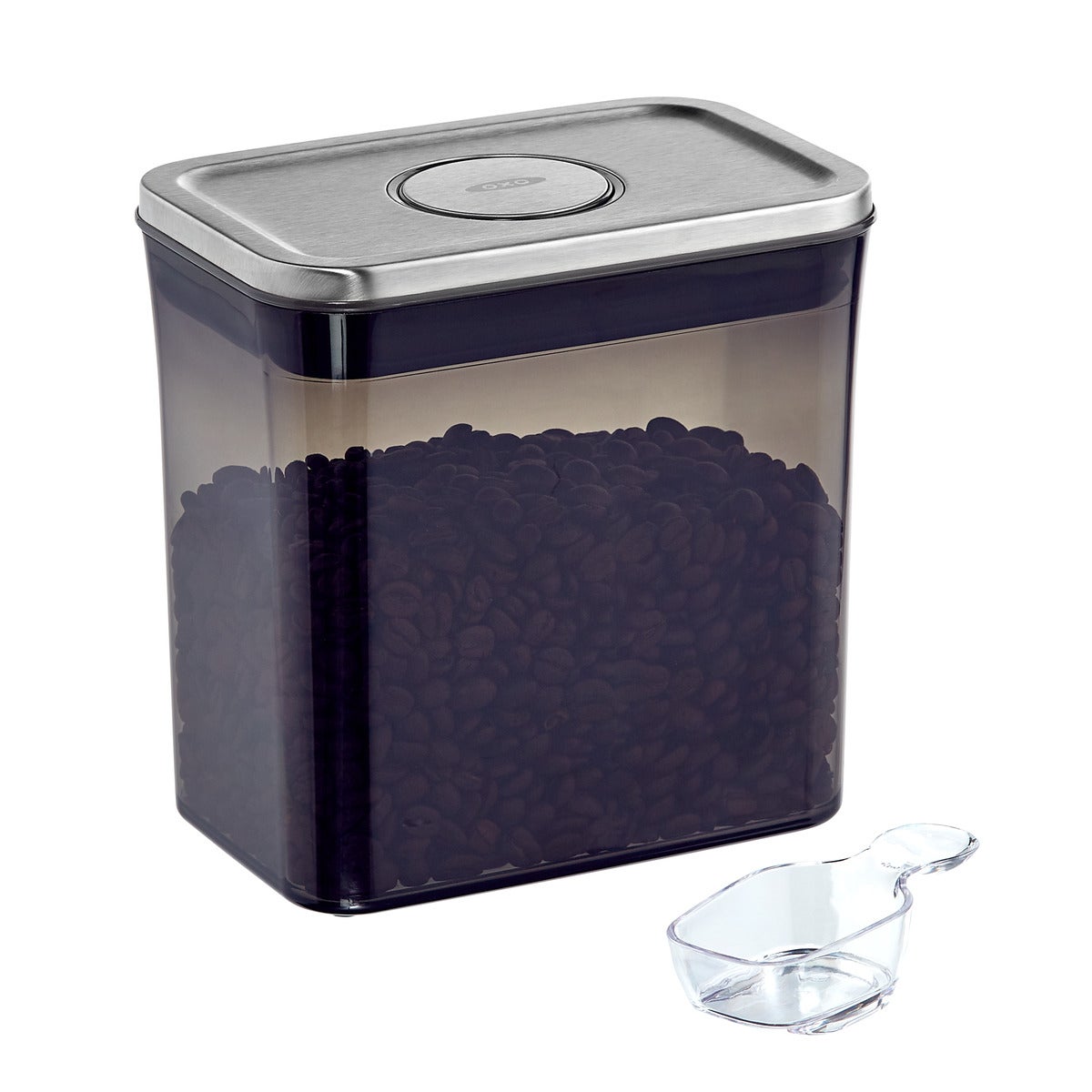 Coffee Beans Coffee Grounds Container Background, Coffee Powder