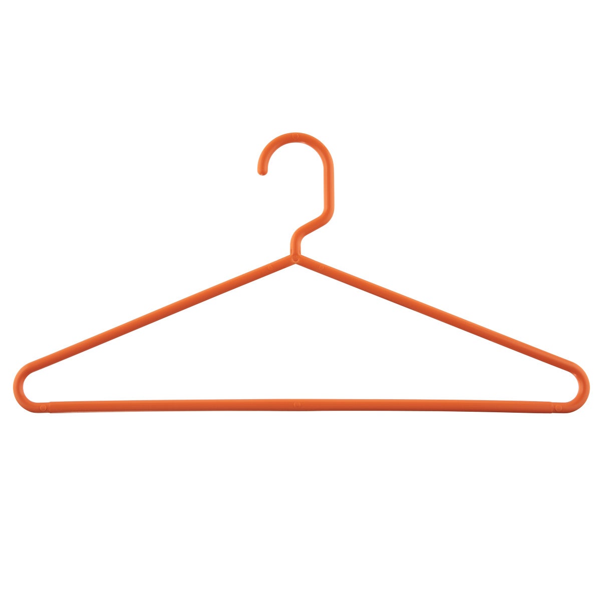 Plastic Orange Clothes Hanger Set, For Cloth Hanging