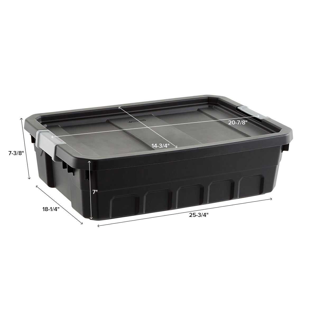 Sterilite 2 Bin Storage System Black