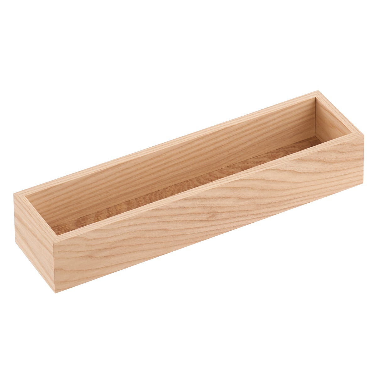 Stackable Ash Wood Drawer Organizers The Container Store