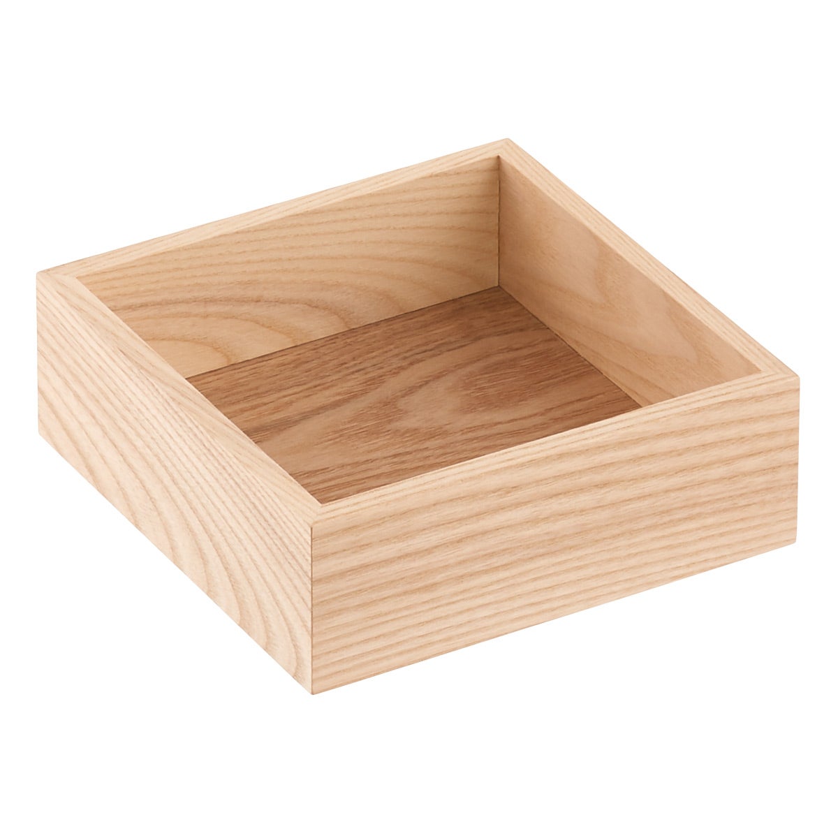 Stackable Ash Wood Drawer Organizers The Container Store
