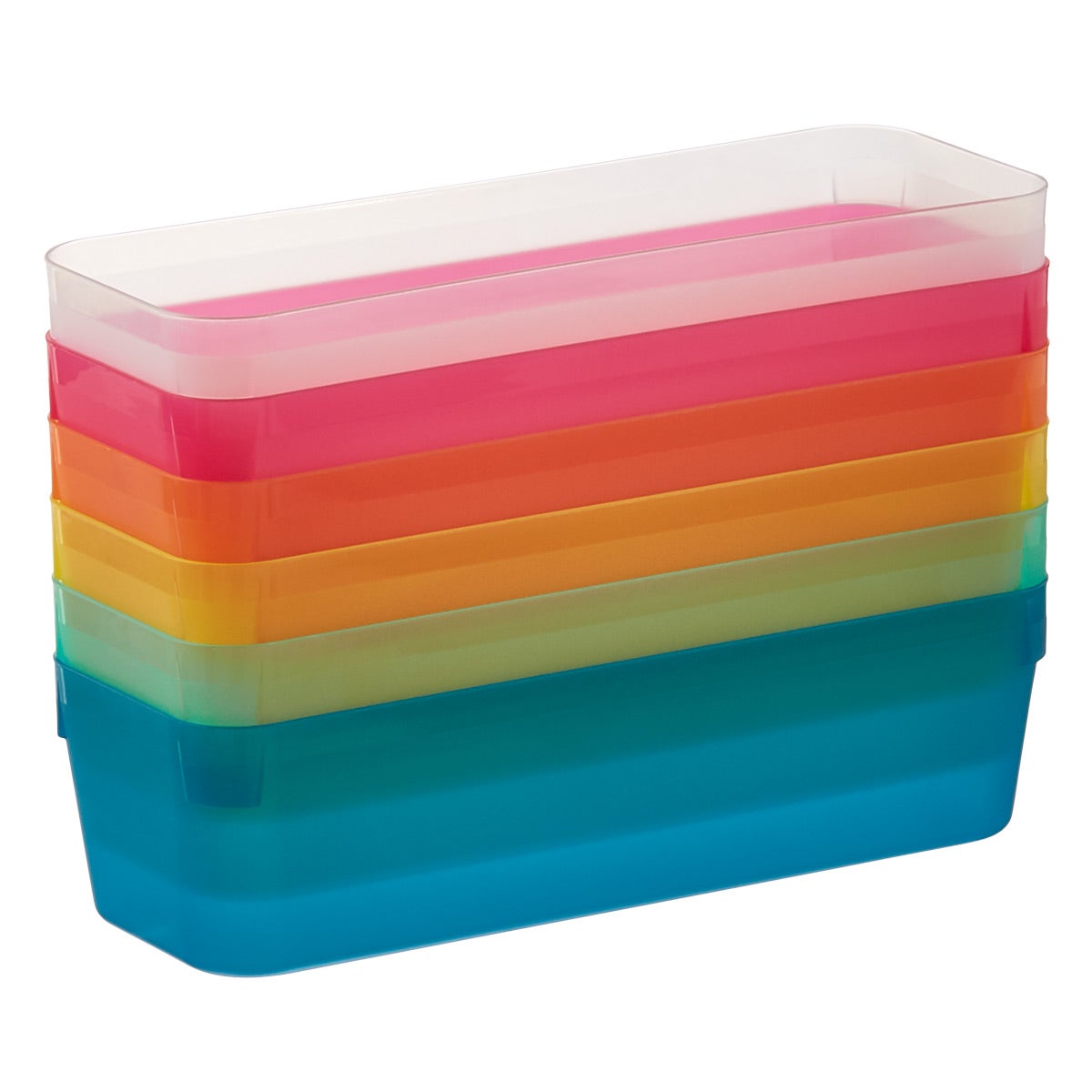 3-Tier Cart Multicolor Organizer Trays