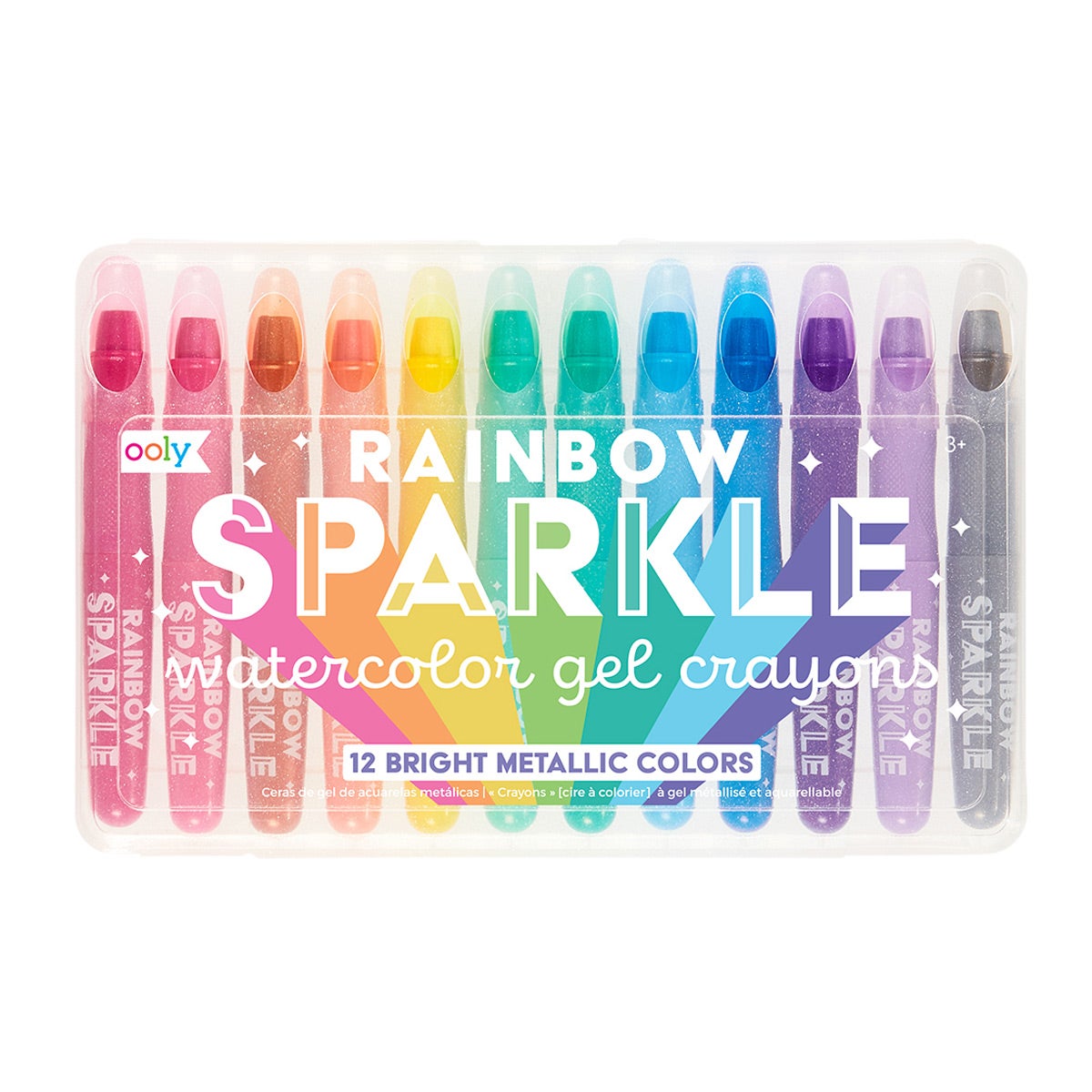 Ooly Rainbow Sparkle Watercolor Gel Crayons | The Container