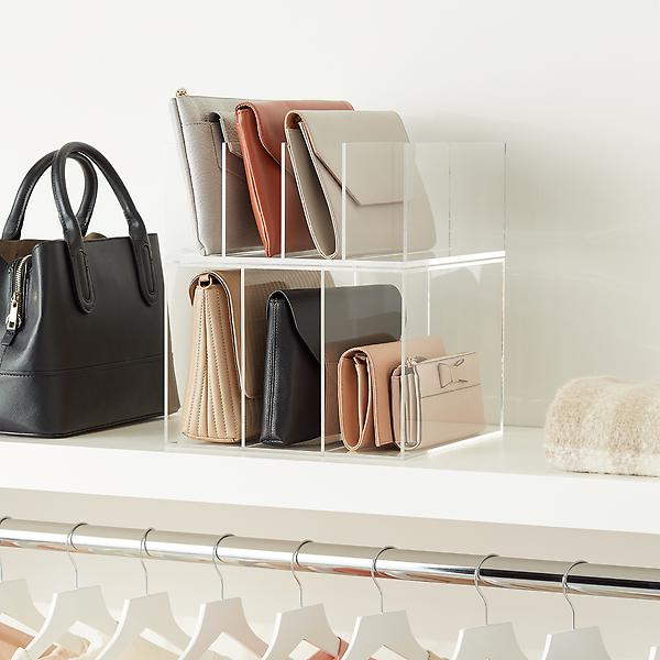 Cutora Clear Handbag Storage Organizers for Closet, 9 Packs Plastic Ac –  Home Storage Solutions
