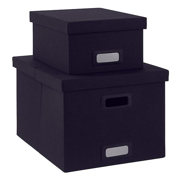 Black Poppin Storage Boxes