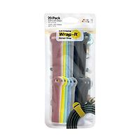 Wrap It Cable Ties Assorted Pkg/20