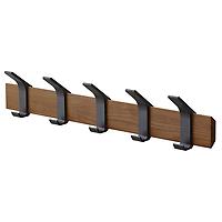 Rin Wall-Mounted Coat Hook Black/Walnut