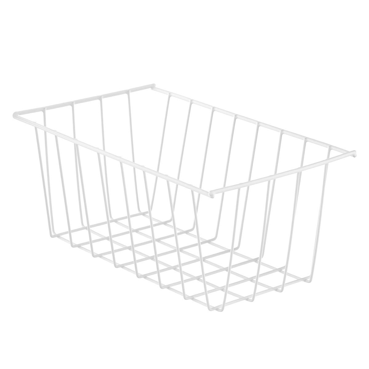 Shallow Freezer Basket - White - 15 x 8-3/4 x 5-1/2 H - Each