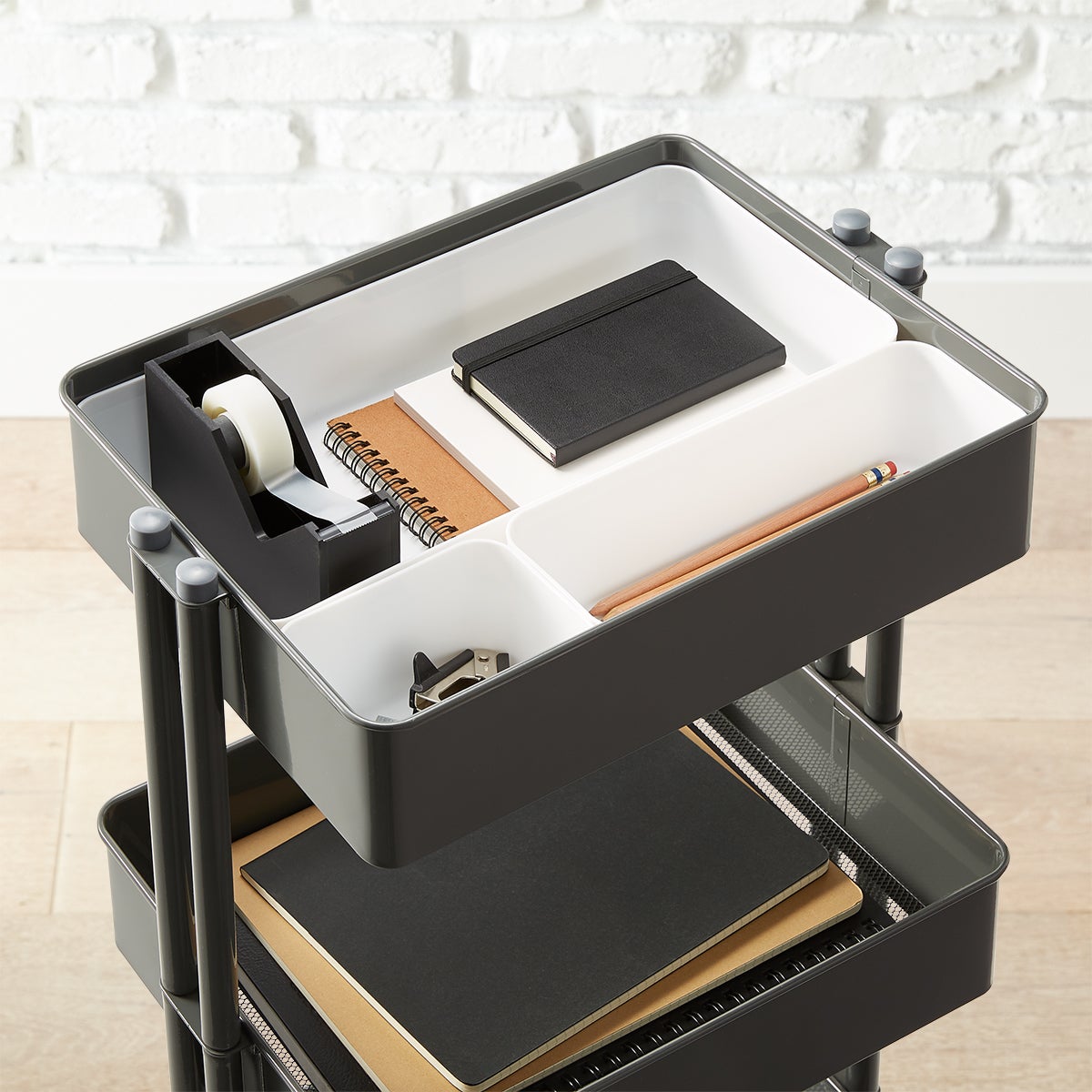 3-Tier Cart Organizer Trays