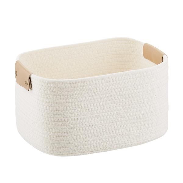 Cotton Rope Bin with Snap Handle