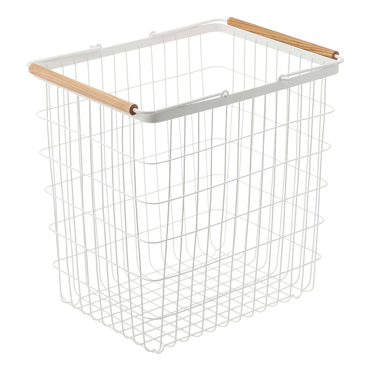 Yamazaki Steel Wire Laundry Basket | The Container Store