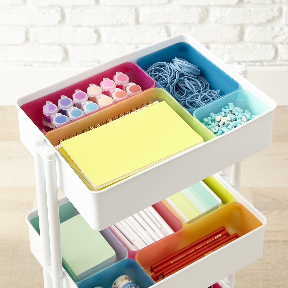 The Container Store 3-Tier Cart Ribbon Holder