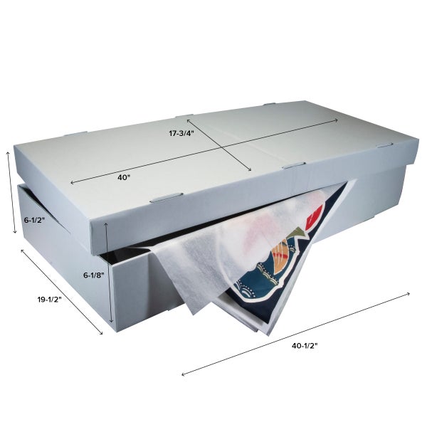 University Products Archival Under Bed Garment Storage Box