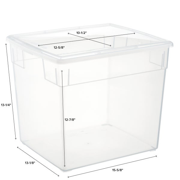 The Container Store Our Deep Sweater Box - 15-5/8 x 13-1/8 x 13-1/4 H - Each