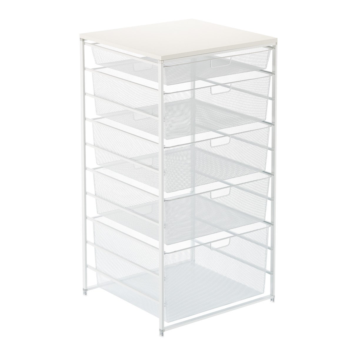 Elfa Medium Mesh Closet Drawers White – Horderly