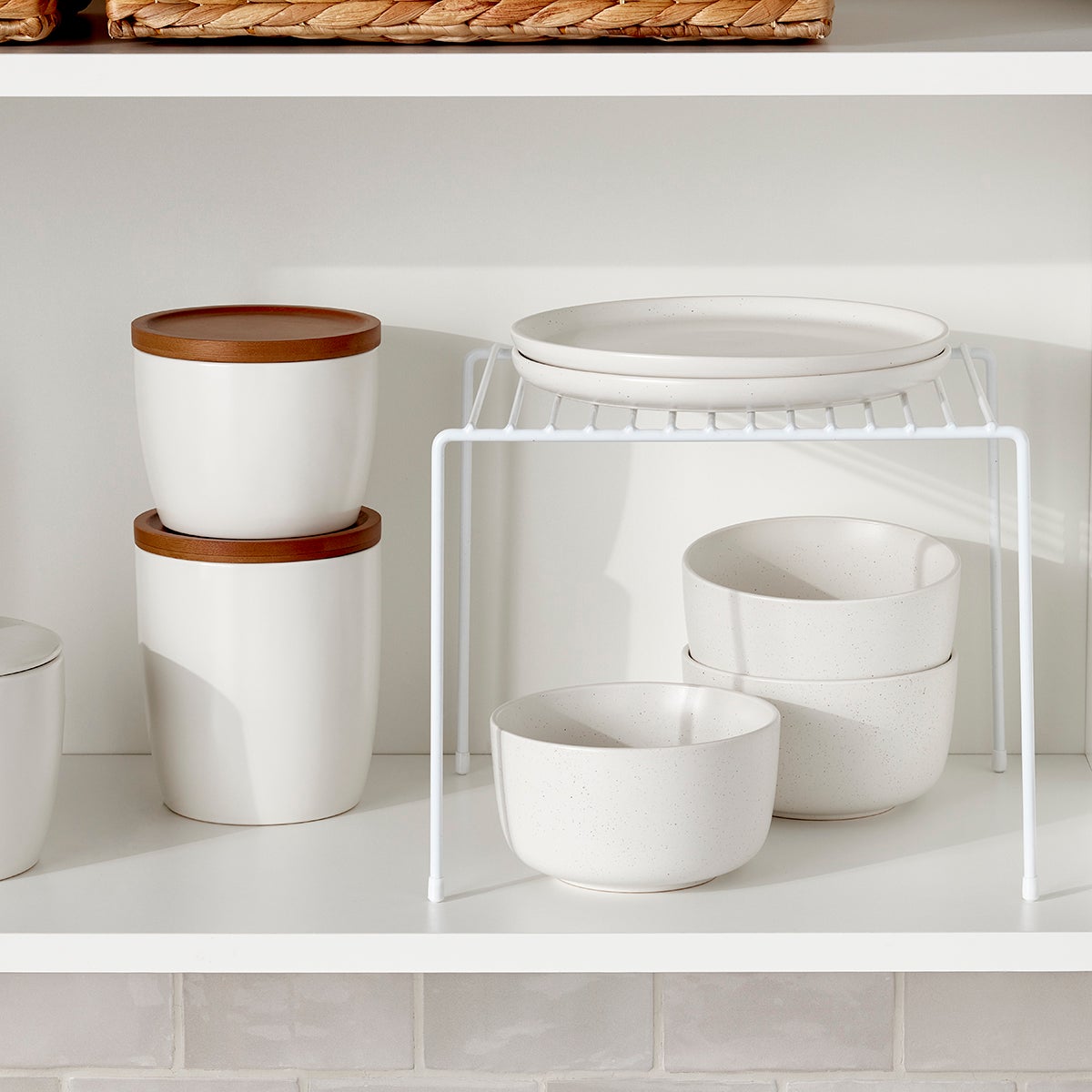 Small Tall Cabinet Shelf The Container Store
