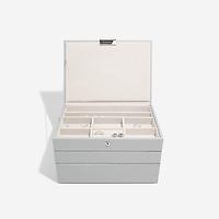 Stackers Classic Jewelry Box Starter Set Pebble Grey Set of 3