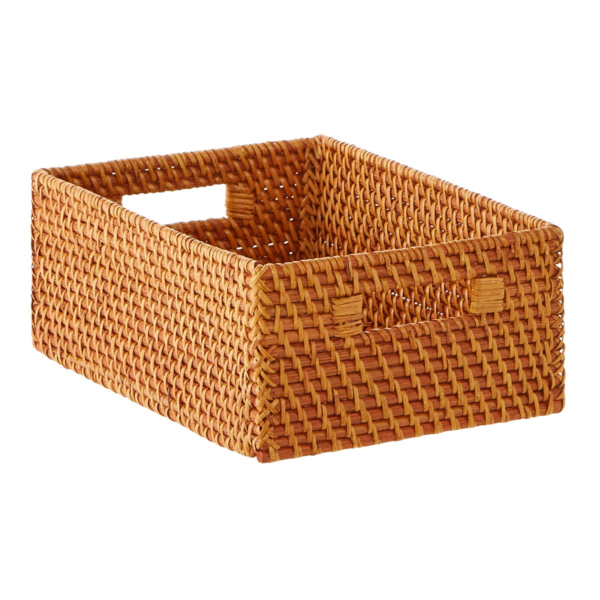 Wicker clearance storage bins