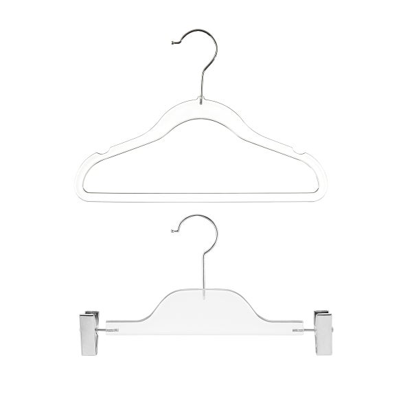 The Container Store Slim Wooden Hangers with Notches