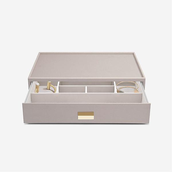 Bagswithclass: Stackers Supersize Jewellery Box Taupe, Jewellery Cases,  BWC-STA-73793-Taupe