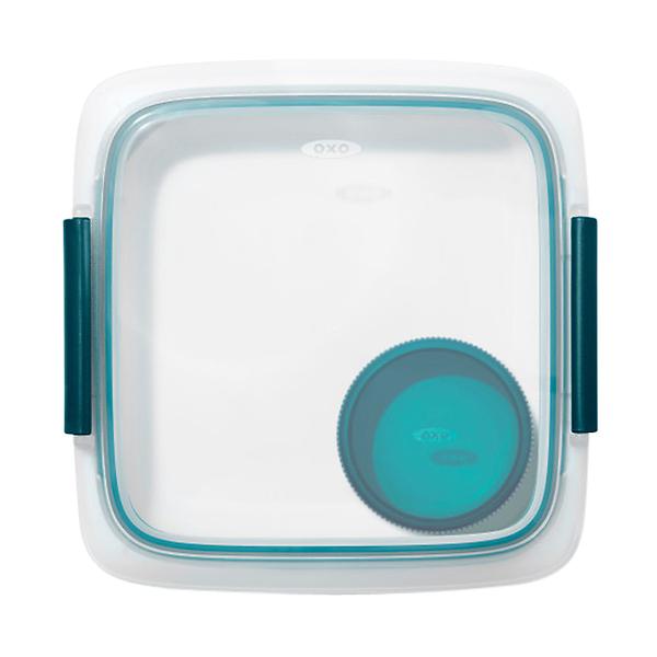 Browse Free HD Images of A Tupperware Lunch Box Separates Salad