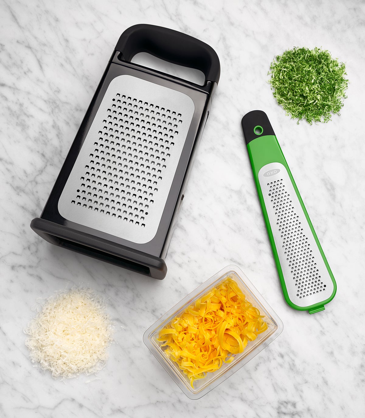 OXO Good Grips Etched Box Grater with Removable Zester - Spoons N Spice