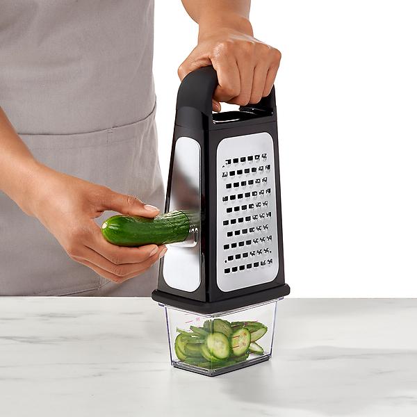  OXO Good Grips Box Grater Silver, 1 EA: Cheese Grater: Home &  Kitchen