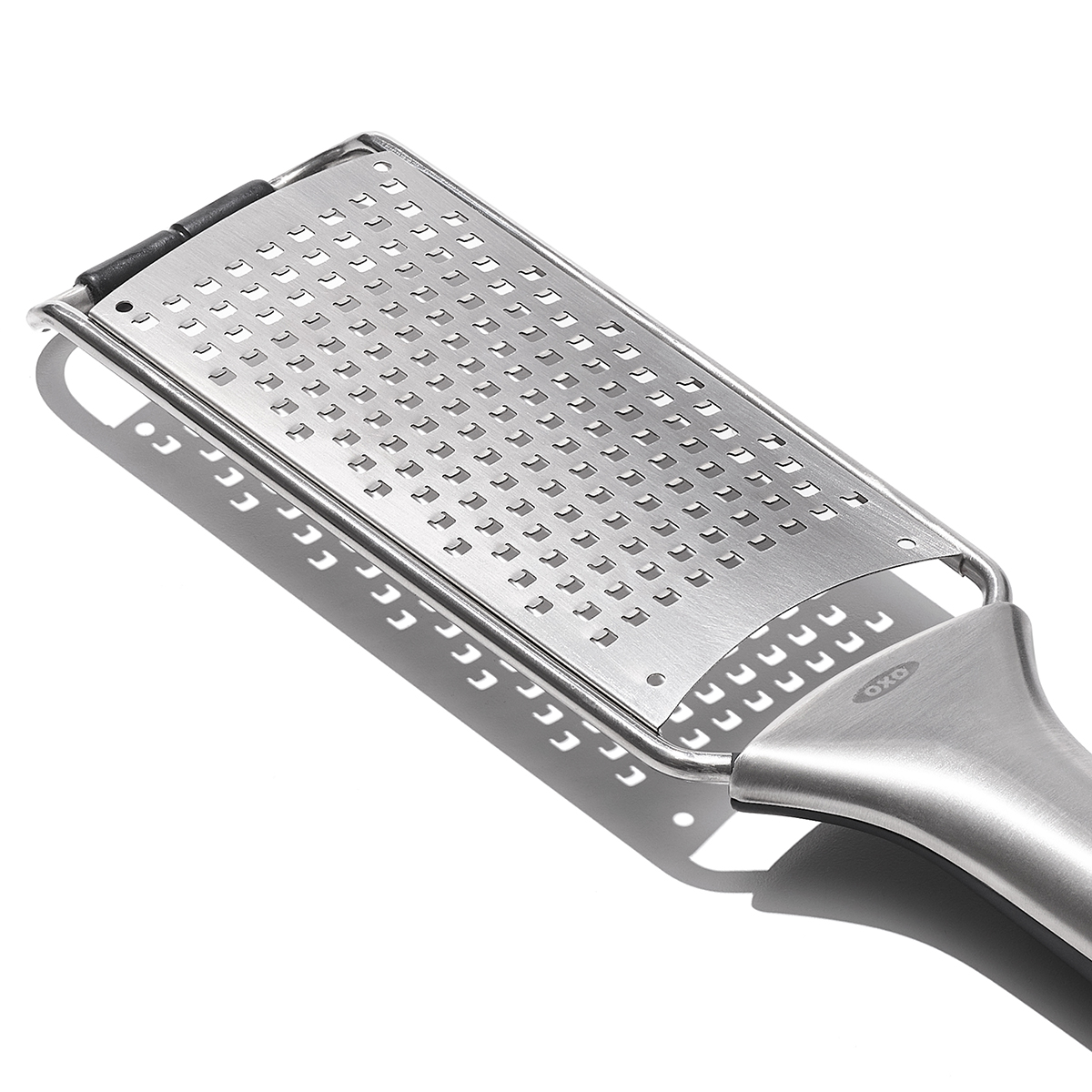 OXO Good Grips Etched Box Grater with Removable Zester, Steel — CHIMIYA