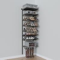 Elfa Classic 2' Shoe Wall Graphite