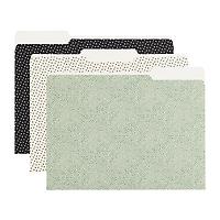 Dot Letter-Size Interior File Folders | The Container Store