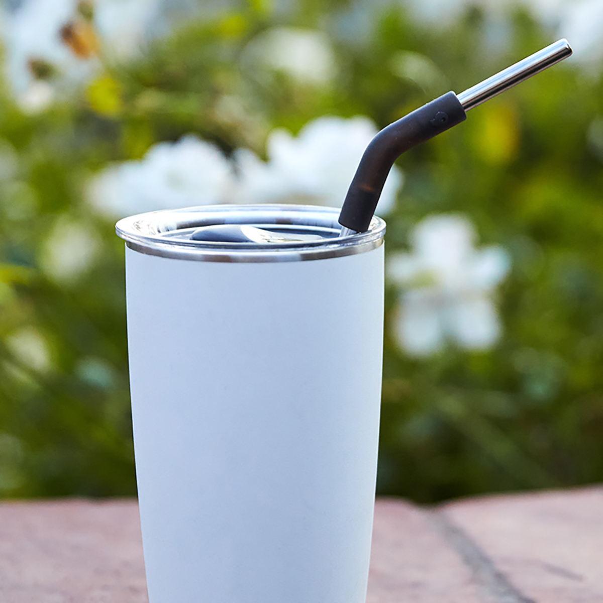 Stainless Steel Tumbler Set With Straw & Lid – Virtuul Goods
