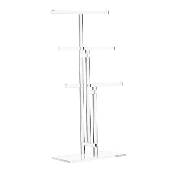 Luxe Acrylic 3-Tier Necklace Stand